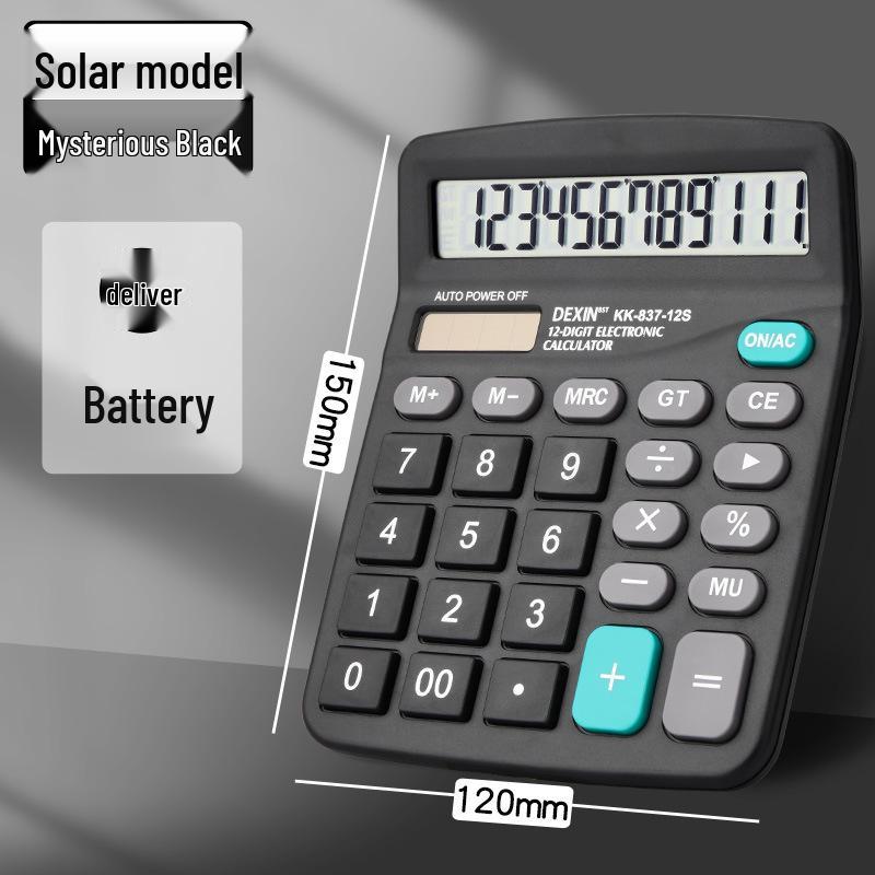 Large Solar-Powered Voice Calculator with Real Person Pronunciation – Cute and Creative for Accounting Use in Trendy Styles