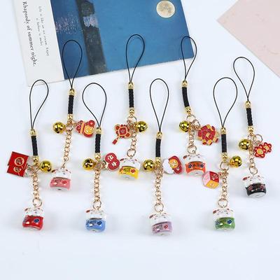Ceramic Lucky Cat USB Keychain & Charm - Graduation Season Gift