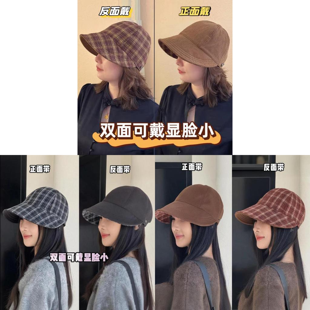Cotton Doublesided Fisherman Hat With Wide Brim For Outdoor Sun Protection In Spring