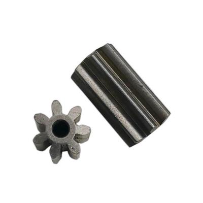 7T 0.8M Iron Pinion Metal Gear 0.8 Module 7 Teeth Inner Diameter 2mm Loose Fitting Motor Parts