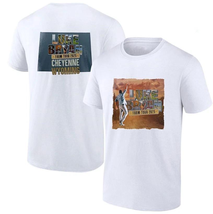 

Luke Bryan Farm Tour 2025 In Cheyenne T-Shirt 4XL