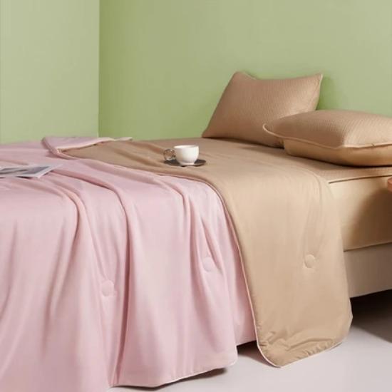New Summer Quilt Single Piece Soft And Comfortable Air Conditioner For Student Dormitory Machine Washable Thin Quilt