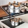 2L Stainless Steel Tea Kettle Rustproof Whistling Tea Kettle Food Grade Stove Top Tea Kettles for Home Kitchen Outdoor picnic