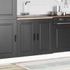VidaXL Meuble bas pour évier Kalmar noir 80x46x81,5 cm bois ingénierie 853448