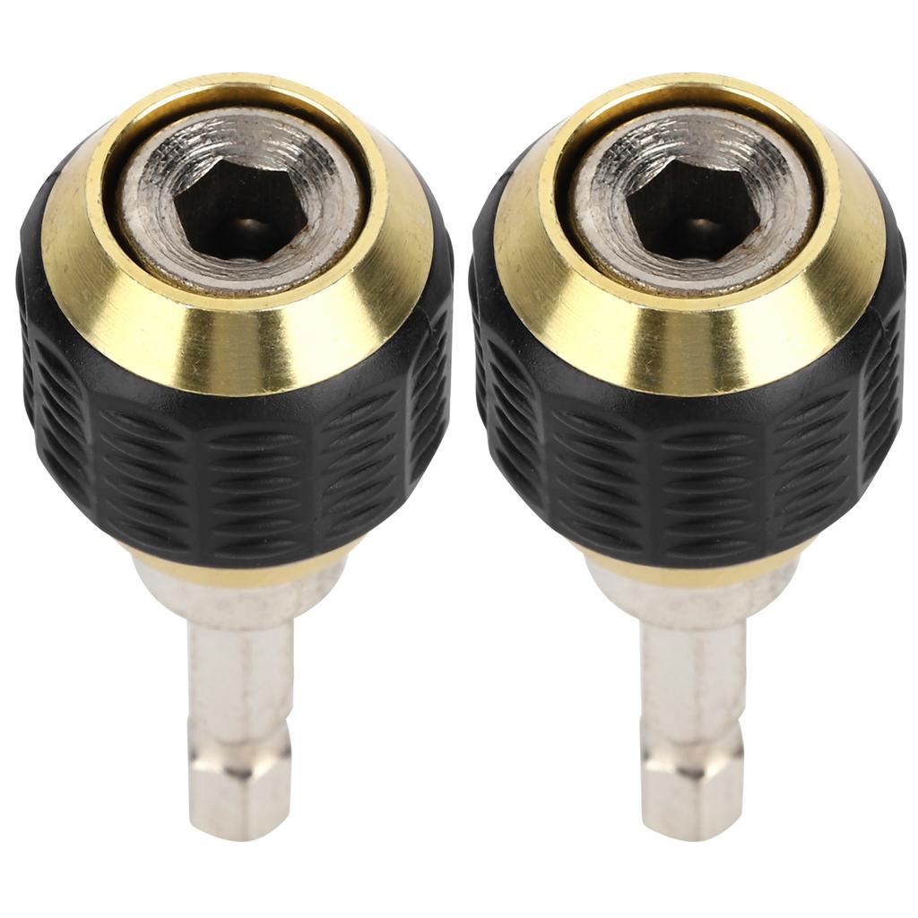 2PCS 60mm Drill Chuck Hex Screwdriver Impact Driver Adapter 1/4 Hex Shank Dril Bit Tool
