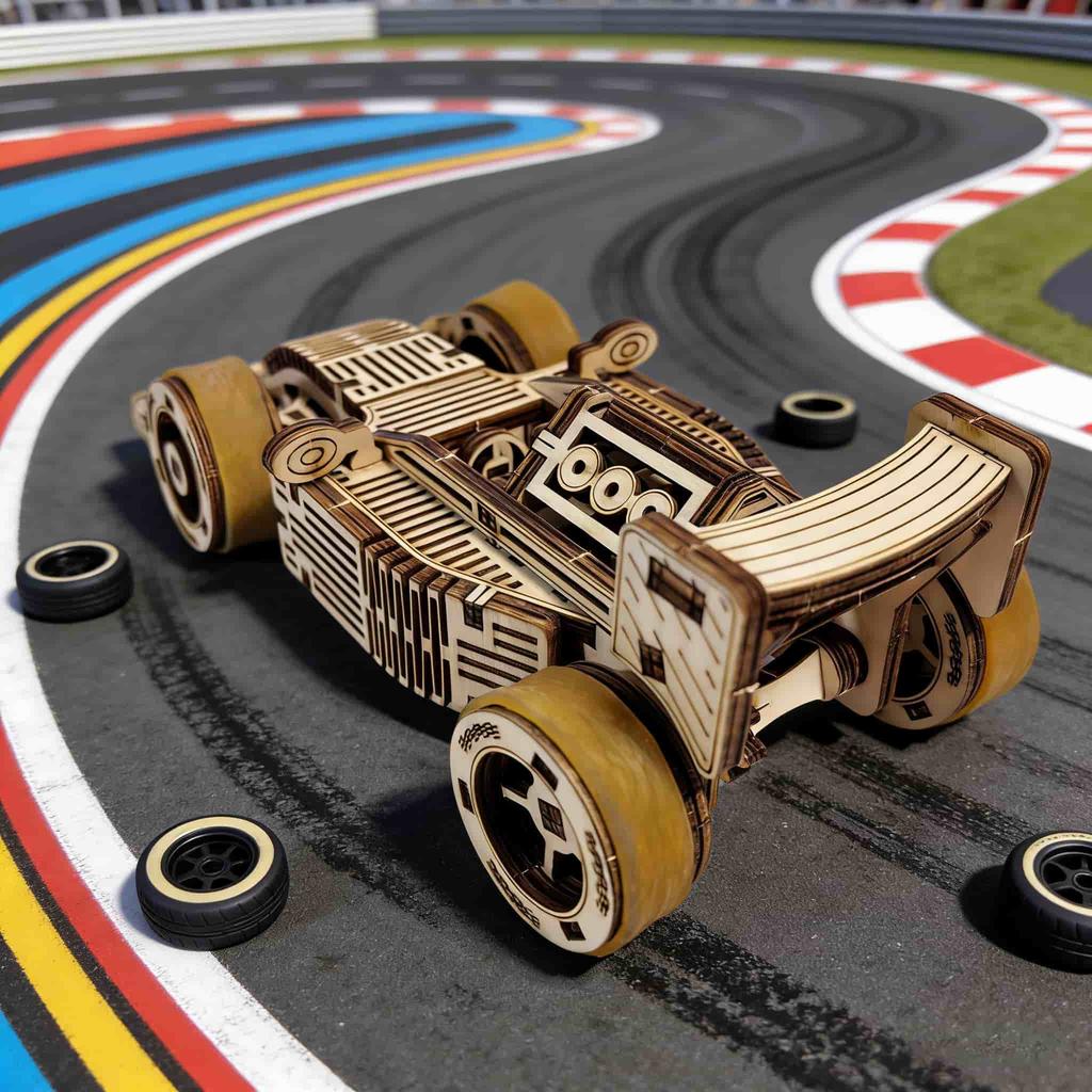 3D Wooden Puzzle Car DO-IT-YOURSELF Wooden Miniature Perfect as a Birthday Halloween Easter Christmas or Latest Year s Present