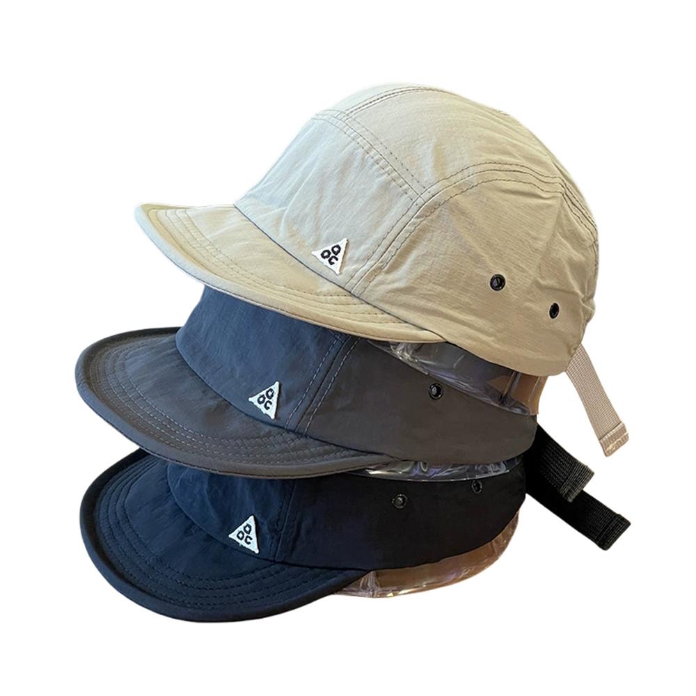 Outdoor Quick-Dry Baseball Cap Women's Korea Short Brim Baseball Hat Men and Women Casual Street Soft Brim Five-Piece Sun Hat