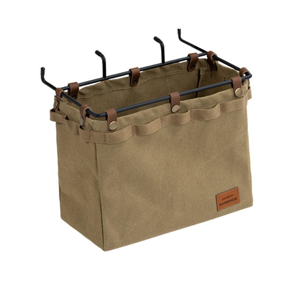 

Large Capacity Table Side Storage Bag Foldable Storage Hanging Bag Camping Canvas Bags Picnic хакі