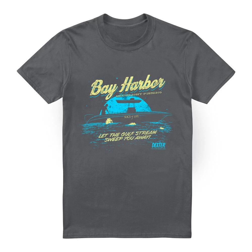 Dexter Moonlight Fishing T-Shirt S-2XL, Charcoal