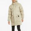 Puma Protective Down Jacket With Logo Pocket And Hood Men Outerwear Khaki 847665-42