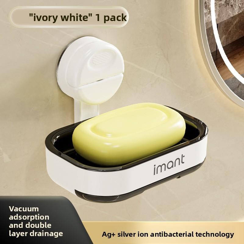 Wall Mount Soap Dispenser With Drip Tray For Bathroom Use