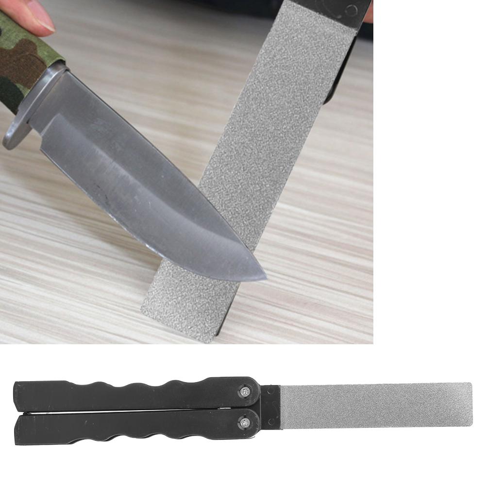 Folding Sharpening Stones Whetstone Fan Shaped Sharpening Tool Coarse Fine Grinding