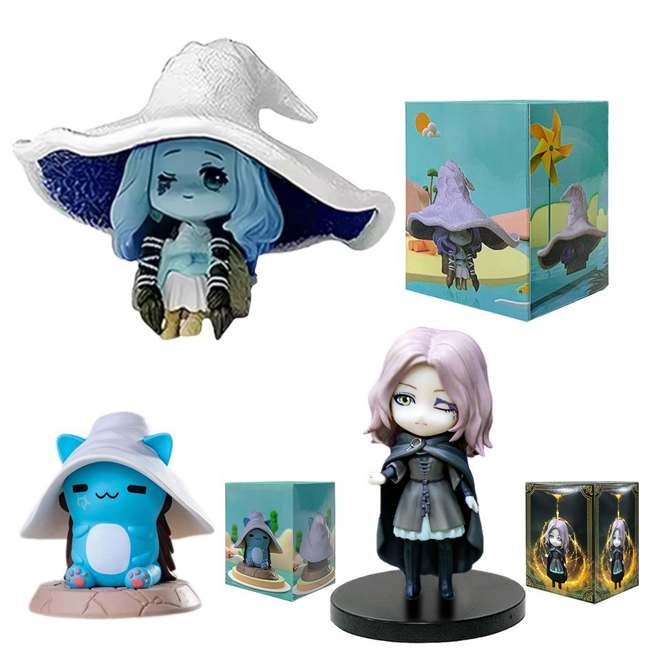 7-12cm Gaming Q Version Elden Ring Mini Ranni Cat Melina Malenia The Half-Wolf Action Figure Lani Magic Ornaments PVC Dolls