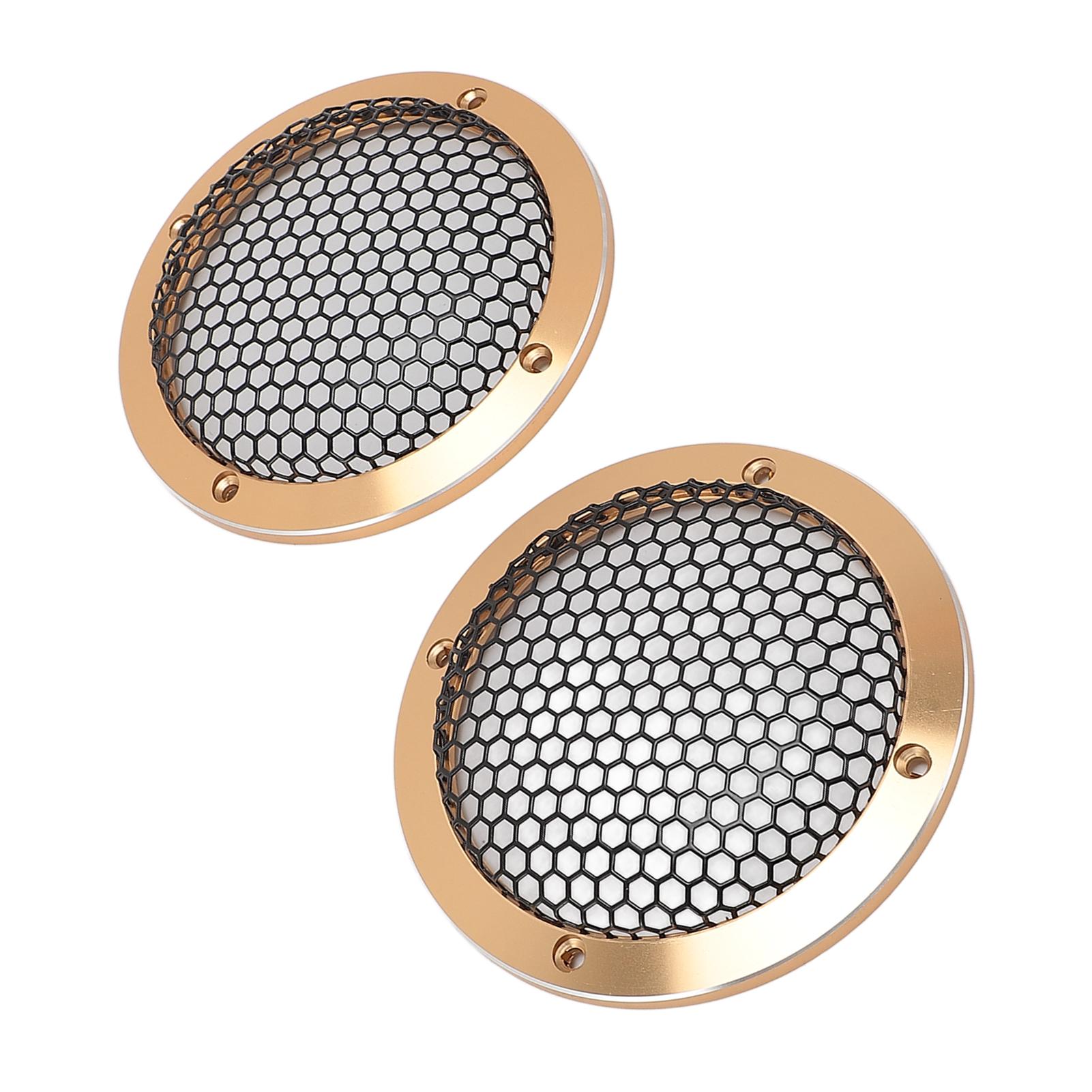 

Ceiling Spker Cover 92mm Outer Diameter Round Shape Car Spker Grill Mesh Cover