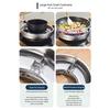 Windproof Gas Stove Rack Stainless Steel Camping Wind Shield  Open Flame Cooking