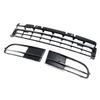 Front Bumper Lower Grille + Fog Light Grill Fit VW Beetle 2012-2016 W/ Chrome