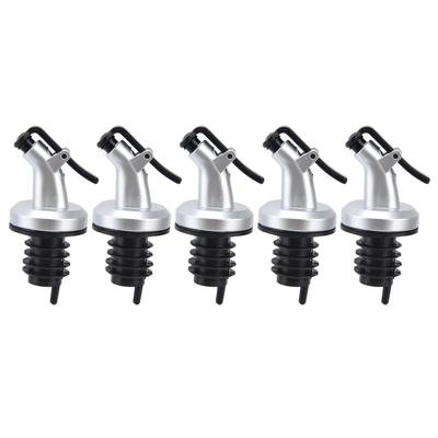 5 Stück Öl-Flaschenauslauf, auslaufsicher, sicherer Wein-Essig-Flaschenverschluss für Küche und Restaurant