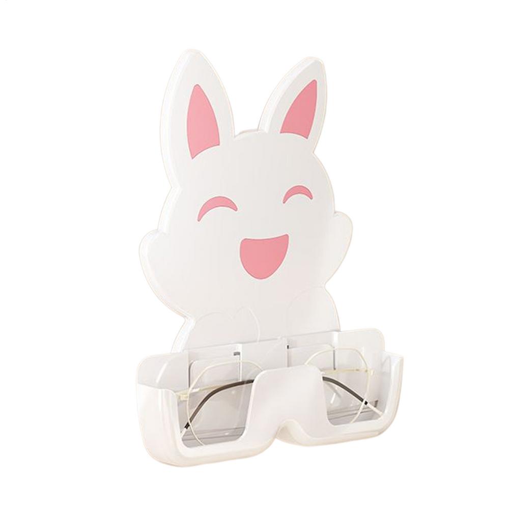 Wall Mounted Sunglass Organizer Rabbit Glasses Display Rack Storage Stand Display for Bathroom Girls Home Wardrobe Women Husband