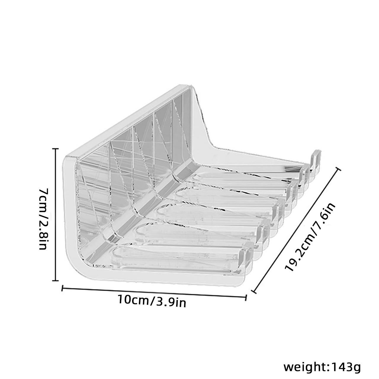 

Wall-Mounted Spice Bag Storage Rack Transparent Seasoning Bag Organizer Holder Shelf Spice Sealing Clips Stand чистый