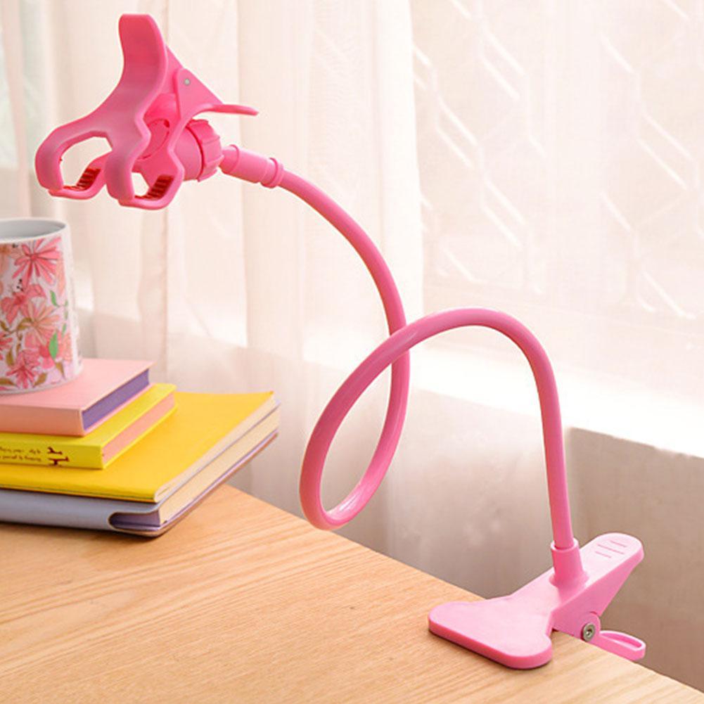 1/2PCS Flexible Universal Lazy Bracket Mobile Phone Holder Portable 360° Adjustble Gooseneck Clip Clamp Bed Desktop Bracket Clip