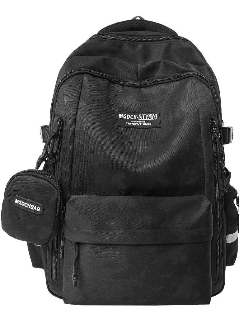 College Style Nylon Backpack With Feature For Students And Teens