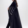 Elegant Hand-embroidered Pearl Women's Abaya Robe
