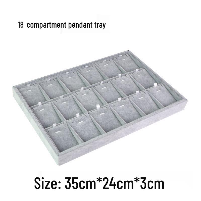 Zestaw biżuterii z lodowego aksamitu: Taca, Rama, Manekin, Przechowywanie naszyjników i bransoletek