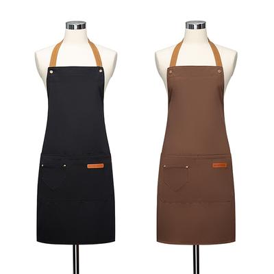Grembiule impermeabile con pettorina da uomo e da donna, grembiuli da cucina adatti per cucina domestica, hotel, giardinaggio, ristorante, grembiule resistente alle macchie
