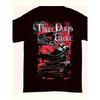 Three Days Grace Official Band T-Shirt - Gothic Snake & Skull Logo Graphic Tee, Black & Red Music Shirt with Elastic Fit, Unisex Short Sleeve Round