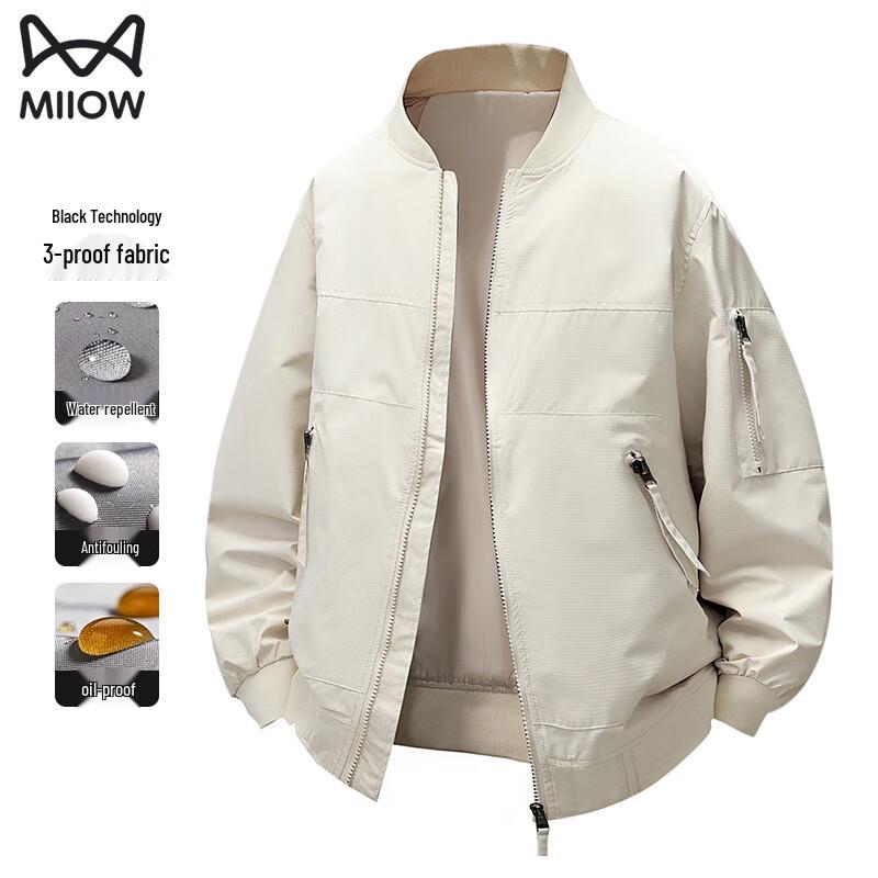 

Mao Ren Men s Lightweight Bomber Jacket M