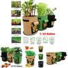 Durable And Reusable 5/7/10 Gallon Vegetable Grow Bags With Convenient Carry Handles