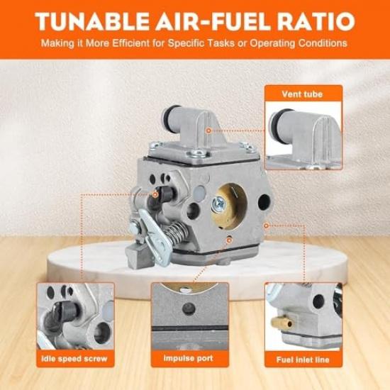Carburetor for STIHL 017 018 MS170 MS180 Chaaw Replace C1Q-S57 C1Q-S57A