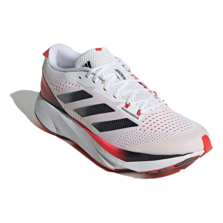 adidas Adizero SL Weiß Leuchtendes Rot Herren Sneaker Wolkenweiß Kernschwarz IG5941