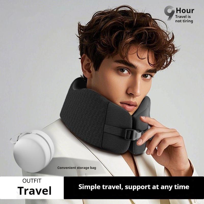 Memory Foam U-shaped Pillow Travel Neck Pillow Soft Comfortable Car Airplane Pillow Office Sleeping Pillow Lunch Break Pillow