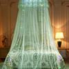 Ruffle Dome Ceiling Mosquito Net Princess Mesh Canopy Dust-proof Bedroom Decor