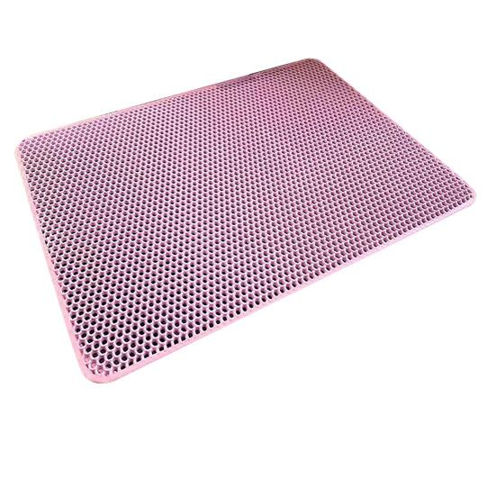 Cat Litter Box Mat Cushioned Mesh Cat Toilet Mat Cat Litter Trapping Mat Scatter Control Mat for Less Mess