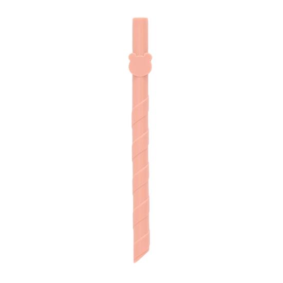 1 Set Silicone Straw Heat-resistant Reusable Cartoon Straws Eco-friendly Food-grade Drinking Water Straw for Kids