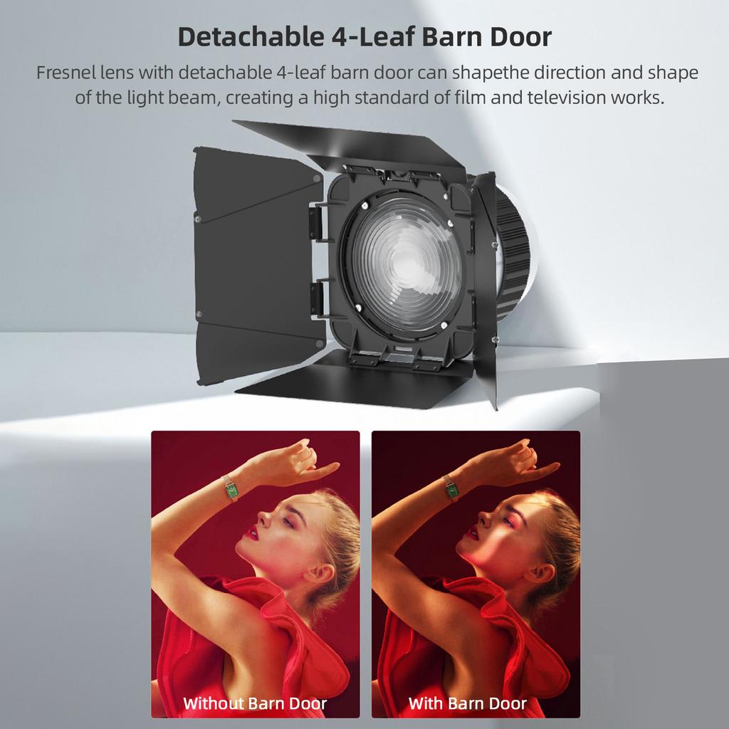 LIPPMANN F20 9 İnç Fresnel Lens Bowens Montajı 10 derece - 45 derece Optik Odaklama Adaptörü 10 Kat Daha Parlak