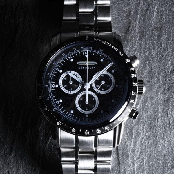 Zeppelin 100 Years Chronograph Bracelet Japan Limited 8894M-2 Wrist Watch