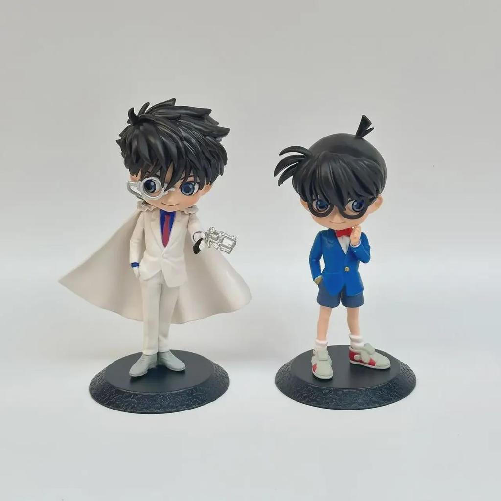 Set of 7 Detective Kaito Kid Figures: 6-Inch Anime Characters - Xiaolan, Shirley, Shuuichi, Heiji.