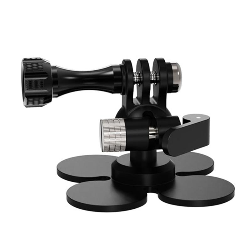 

Camera Mount with Flexible Adhesive Base for 17mm Ball Head Action Cameras Secure 300g Load Capacity Small Design 1