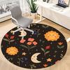 1PC Sunflower-patterned Chair Carpet for Office, Indoor Non-Slip Washable  Carpet, Soft Comfortable Mat For Office Room Yy250930145
