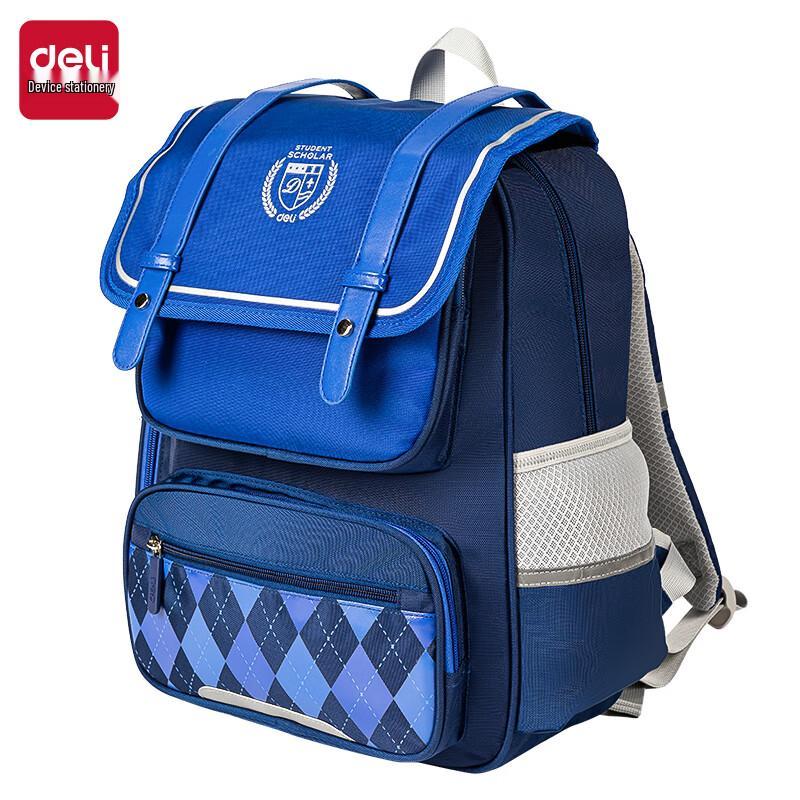 Deli BB130 Classic Academy Plaid Schoolbag