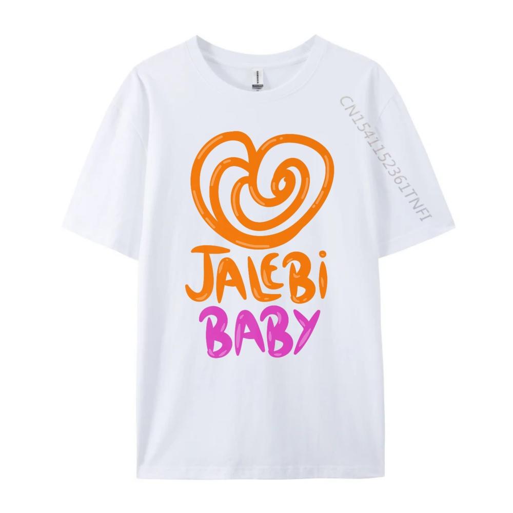 Desi Graphic For Bollywood Lovers Jalebi Baby Graphic Tee Cotton T Shirts Luxury