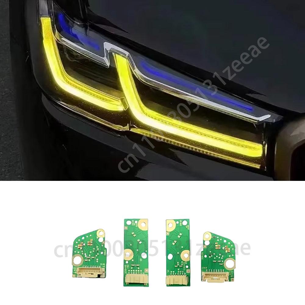 For BMW 530i 540i M550i G30 G31 M5 F90 2020-2023 DRL Style Daytime Running Lights Turn Light LED Boards Set 23508301 23508302