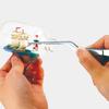 ANEX Luce 221 Ideal for Tsumami Perfect for Making Lunchboxes and Plastic Models Tweezers, SUS410, Type, 170mm, No. [Fine Tip, Zaiku] -