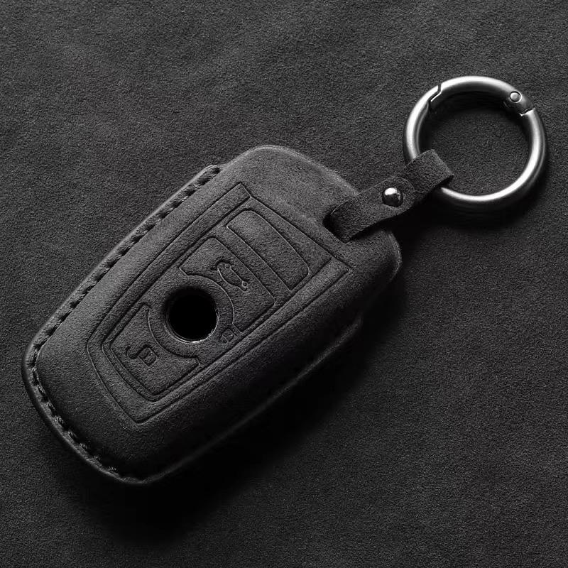 Car Key Case Leather Cover For BMW X1 X3 X4 X5 F15 X6 F16 G30 7 Series G11 F48 F39 520 525 F30 118i 218i 320i Car Accessories