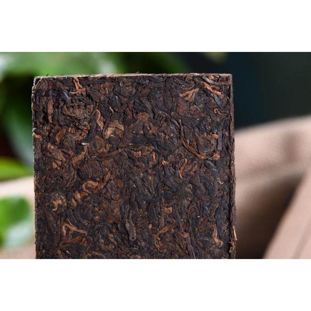 250g Yunnan Menghai Old Pu'er Brick Tea Brown Fragrant Cooked Pu Erh