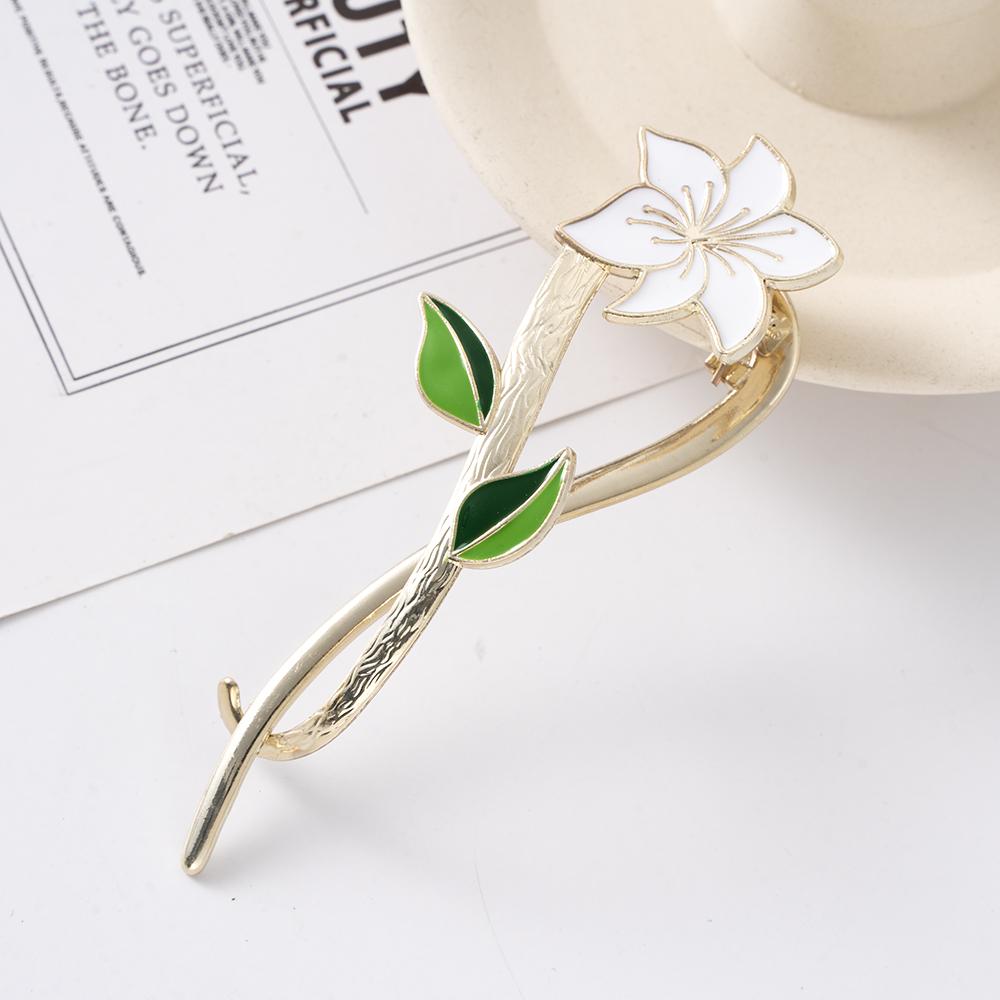 Metal Pearl Hair Claw Clip Women Hair Bun Twist Hairpin Flowers Headband Rhinestone Banana Barrettes Ponytail Hair Accessories