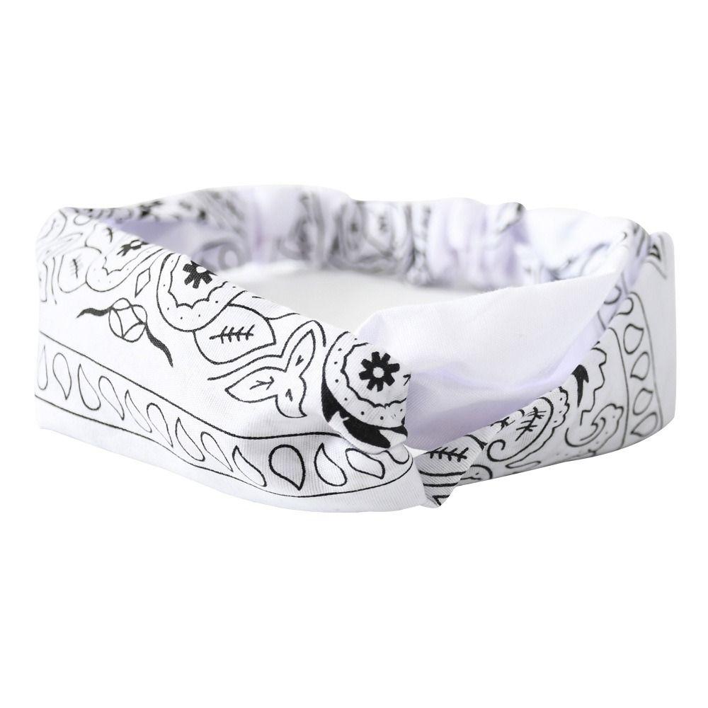 Cashew Print Cashew Nut Print Headband Boho Bandanas Elastic Headband  Dance